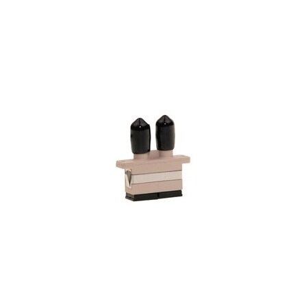 Cable Wholesale SC/ST Duplex Adapter with Plastic Housing, Fiber Optic Coupler 31F1-TC400